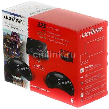 Игровая консоль RETRO GENESIS +225 игр SEGA Retro Genesis HD Ultra