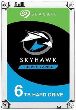 Жесткий диск Seagate Skyhawk ST6000VX001, 6ТБ, HDD, SATA III, 3.5″ 9668969562