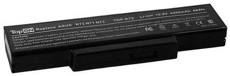 Батарея для ноутбуков TOPON TOP-K72, 4400мAч, 10.8В