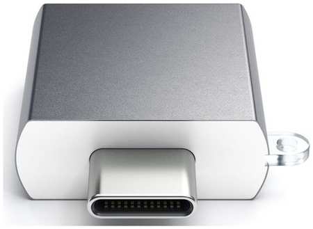 Адаптер Satechi, USB Type-C (m) - USB (f), серый [st-tcuam] 9668977063