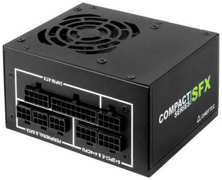 Блок питания CHIEFTEC Compact CSN-450C, 450Вт, 80мм, черный, retail 9668979552