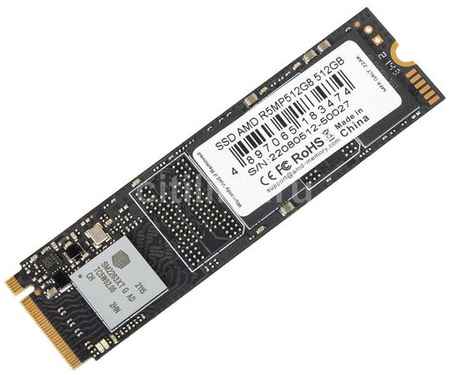 SSD накопитель AMD Radeon R5MP512G8 512ГБ, M.2 2280, PCIe 3.0 x4, NVMe, M.2 9668986976