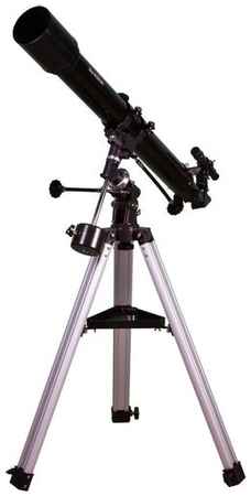 Телескоп Sky-Watcher Capricorn AC 70/900 EQ1 рефрактор d70 fl900мм 140x черный/серебристый 9668987193
