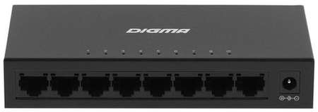 Коммутатор Digma DSW-208GE, неуправляемый 9668990604