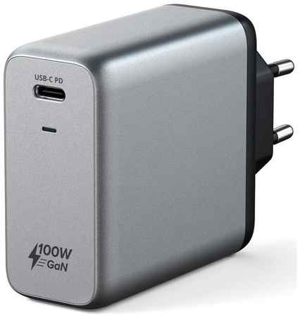 Сетевое зарядное устройство SATECHI Compact Charger, USB-C, 5A, серый [st-uc100wsm-eu] 9668992276