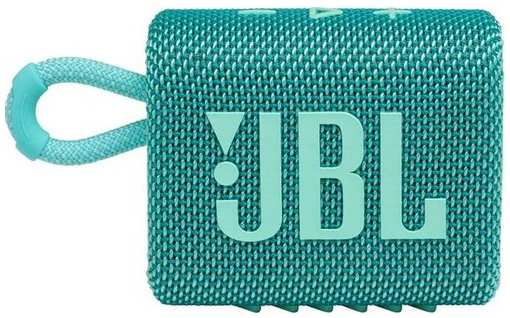 Колонка портативная JBL GO 3, 4.2Вт, бирюзовый [jblgo3teal] 9668995837