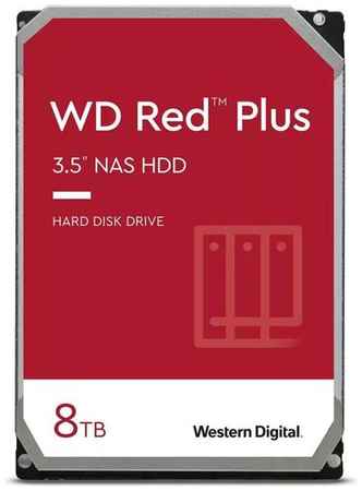Жесткий диск WD Red Plus WD80EFZZ, 8ТБ, HDD, SATA III, 3.5″ 9668997210