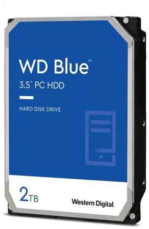 Жесткий диск WD Blue WD20EZBX, 2ТБ, HDD, SATA III, 3.5″ 9668997212