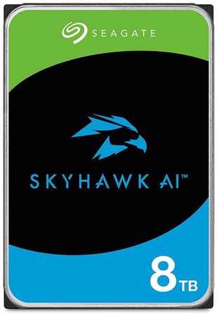 Жесткий диск Seagate SkyHawkAI ST8000VE001, 8ТБ, HDD, SATA III, 3.5″