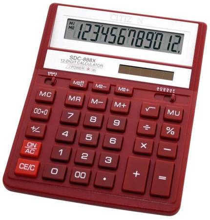 Калькулятор Citizen SDC-888XRD, 12-разрядный
