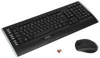 Комплект (клавиатура+мышь) A4TECH 9300F, USB, беспроводной