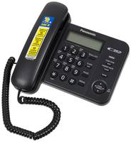Проводной телефон Panasonic KX-TS2356RUB, черный