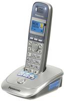 Радиотелефон Panasonic KX-TG2511RUS, серебристый и голубой
