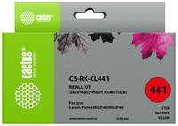 Заправочный набор Cactus CS-RK-CL441, для Canon, 90мл, многоцветный