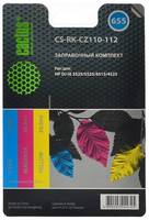 Заправочный набор Cactus CS-RK-CZ110-112, для HP, 90мл, многоцветный