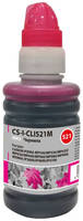 Чернила Cactus CS-I-CLI521M, для Canon, 100мл, пурпурный