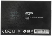 SSD накопитель Silicon Power Slim S55 SP240GBSS3S55S25 240ГБ, 2.5″, SATA III, SATA