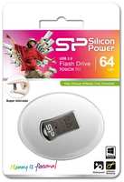 Флешка USB Silicon Power Touch T01 64ГБ, USB2.0, и [sp064gbuf2t01v1k]