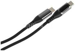 Кабель Philips DLC9100, USB Type-C (m) - USB Type-C (m), 1.2м, в оплетке, черный