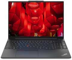 Ноутбук Lenovo ThinkPad E16 G1 21JN0084UE_RU, 16″, 2023, IPS, Intel Core i5 1335U 1.3ГГц, 10-ядерный, 16ГБ DDR4, 512ГБ SSD, Intel Iris Xe graphics, без операционной системы, черный