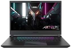 Ноутбук игровой GIGABYTE Aorus 15 BKF 15.6″, 2023, IPS, Intel Core i7 13620H 2.4ГГц, 10-ядерный, 16ГБ DDR5, 1ТБ SSD, NVIDIA GeForce RTX 4060 для ноутбуков - 8 ГБ, Free DOS, черный [bkf-h3kz754sd]