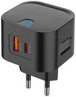 Сетевое зарядное устройство PERO ТС21B, USB-A, USB-C, 25Вт, 3A