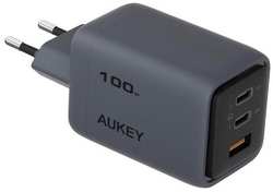 Сетевое зарядное устройство AUKEY PA-C5G, USB-A, 2xUSB-C, USB-C, 100Вт, 5A, [awc-pa-c5g]