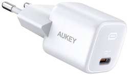 Сетевое зарядное устройство AUKEY PA-B1TW, USB-C, 20Вт, 3A, [awc-pa-b1tw]