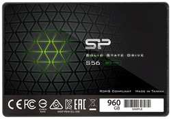 SSD накопитель Silicon Power Slim S56 960ГБ, 2.5″, SATA III, SATA [sp960gbss3s56a25]