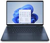 Ноутбук HP Spectre x360 16-f2010ci 8F929EA, 16″, трансформер, IPS, Intel Core i7 13700H 2.4ГГц, 14-ядерный, 16ГБ DDR4, 1ТБ SSD, Intel Iris Xe graphics, Windows 11 Home, синий