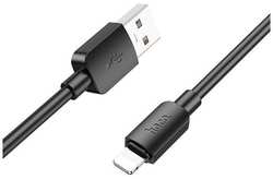 Кабель Hoco X96 Hyper iP, Lightning (m) - USB (m), 1м, 2.4A, черный