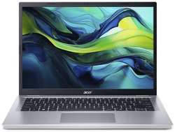 Ноутбук Acer Aspire Go AG14-31P-P7CL NX.KXECD.003, 14″, IPS, Intel N200 1ГГц, 4-ядерный, 8ГБ LPDDR5, 512ГБ SSD, Intel UHD Graphics, без операционной системы, металлический