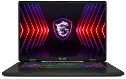 Ноутбук игровой MSI Sword 17 HX B14VFKG-046XRU 9S7-17T214-046, 17″, IPS, Intel Core i9 14900HX 1.6ГГц, 24-ядерный, 16ГБ DDR5, 1ТБ SSD, NVIDIA GeForce RTX 4060 для ноутбуков - 8 ГБ, без операционной системы, космос