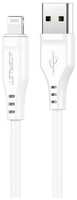Кабель ACEFAST C3-02, Lightning (m) - USB (m), 1.2м, MFI, 2.4A, белый [af-c3-02-wh]