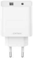 Сетевое зарядное устройство CUKTECH A19EU, USB-A, USB-C, 33Вт, 3A, [cuk00a19euwh]