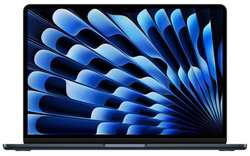 Ноутбук Apple MacBook Air A3113 MRXW3LL/A, 13.6″, 2024, Retina, Apple M3 8 core 4ГГц, 8-ядерный, 8ГБ 512ГБ SSD, Mac OS, полночный