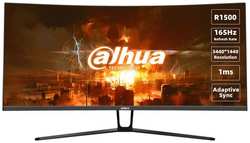 34″ Монитор Dahua DHI-LM34-E330C, 3440x1440, VA, 165Гц, 2хHDMI, 2хDP, изогнутый, черный