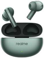Наушники REALME Buds Air 6, Bluetooth, внутриканальные, зеленый [631209000124]