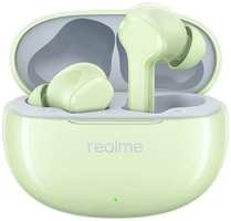 Наушники REALME Buds T110, Bluetooth, внутриканальные, зеленый [631206000020]