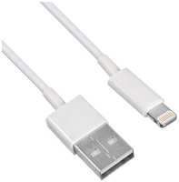 Кабель KINGPRICE KP-USBAL-1m, Lightning (m) - USB (m), 1м, 2.4A, белый