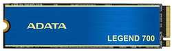 SSD накопитель A-Data Legend 700 ALEG-700-256GCS 256ГБ, M.2 2280, PCIe 3.0 x4, NVMe, M.2