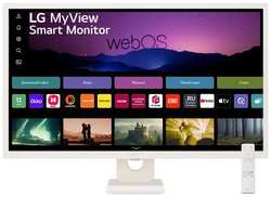 31.5″ Монитор LG MyView 32SR50F-W, 1920x1080, IPS, 2хHDMI, белый [32sr50f-w.aruz]