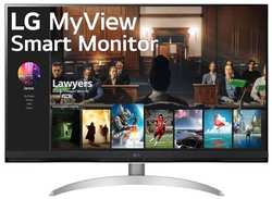 31.5″ Монитор LG MateView 32SQ700S-W, 3840x2160, VA, 2хHDMI, 1хType-С, белый и серебристый [32sq700s-w.aruz]