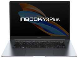 Ноутбук INFINIX Inbook Y3 PLUS YL512 15.6″, IPS, Intel Core i5 1235U 1.3ГГц, 10-ядерный, 16ГБ LPDDR4x, 512ГБ SSD, Intel Iris Xe graphics, Windows 11 Home, серый [71008301721]