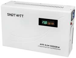 Стабилизатор напряжения SMARTWATT AVR Slim 5000RW белый [4512020310005]