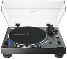 Виниловый проигрыватель Audio-Technica AT-LP140XPBKE, ручной