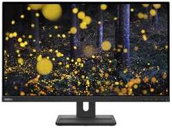 27″ Монитор Lenovo ThinkVision E27q-20, 2560x1440, IPS, 75Гц, 1хHDMI, 1хDP, черный [62d0gat1uk]