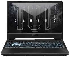 Ноутбук игровой ASUS TUF Gaming A15 FA506NF-HN060 90NR0JE7-M00550, 15.6″, IPS, AMD Ryzen 5 7535HS 3.3ГГц, 6-ядерный, 16ГБ DDR5, 512ГБ SSD, NVIDIA GeForce RTX 2050 - 4 ГБ, без операционной системы, черный