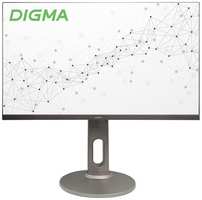 27″ Монитор Digma Progress 27P705Q, 2560x1440, IPS, 75Гц, 2хHDMI, 1хDP, черный и серебристый [dm27sb08]