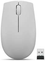 Мышь беспроводная Lenovo 300 Wireless Compact, радио, оптическая, USB, 1000dpi, [gy51l15678]